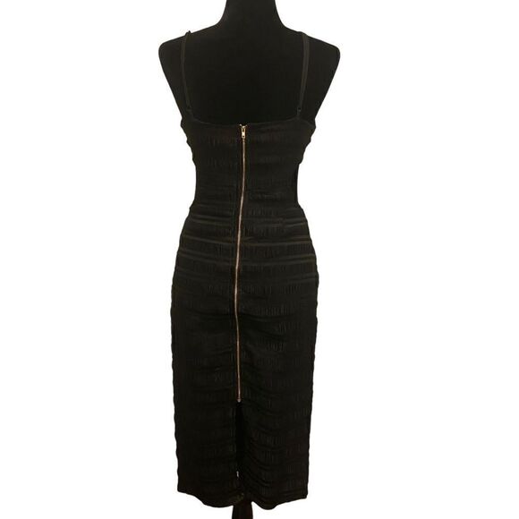 Gianni Bini Black Bodycon‎ Spaghetti Strap Georgie Dress Size Small - Picture 4 of 11
